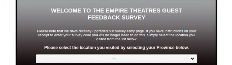 empire theatres survey