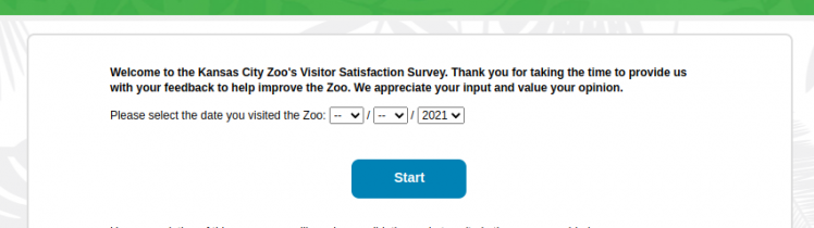 Kansas City Zoo Visitor Survey