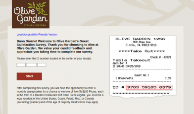 Olive Garden Survey logo
