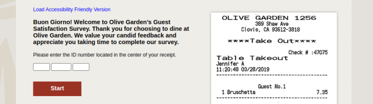 Olive Garden Survey logo