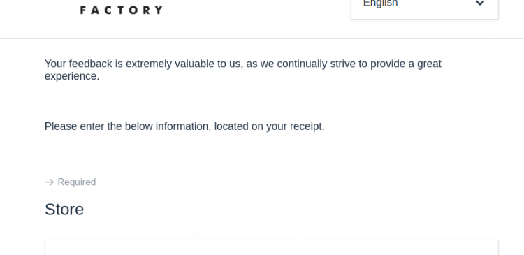 Banana Republic Factory Survey