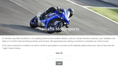 yamaha customer survey logo